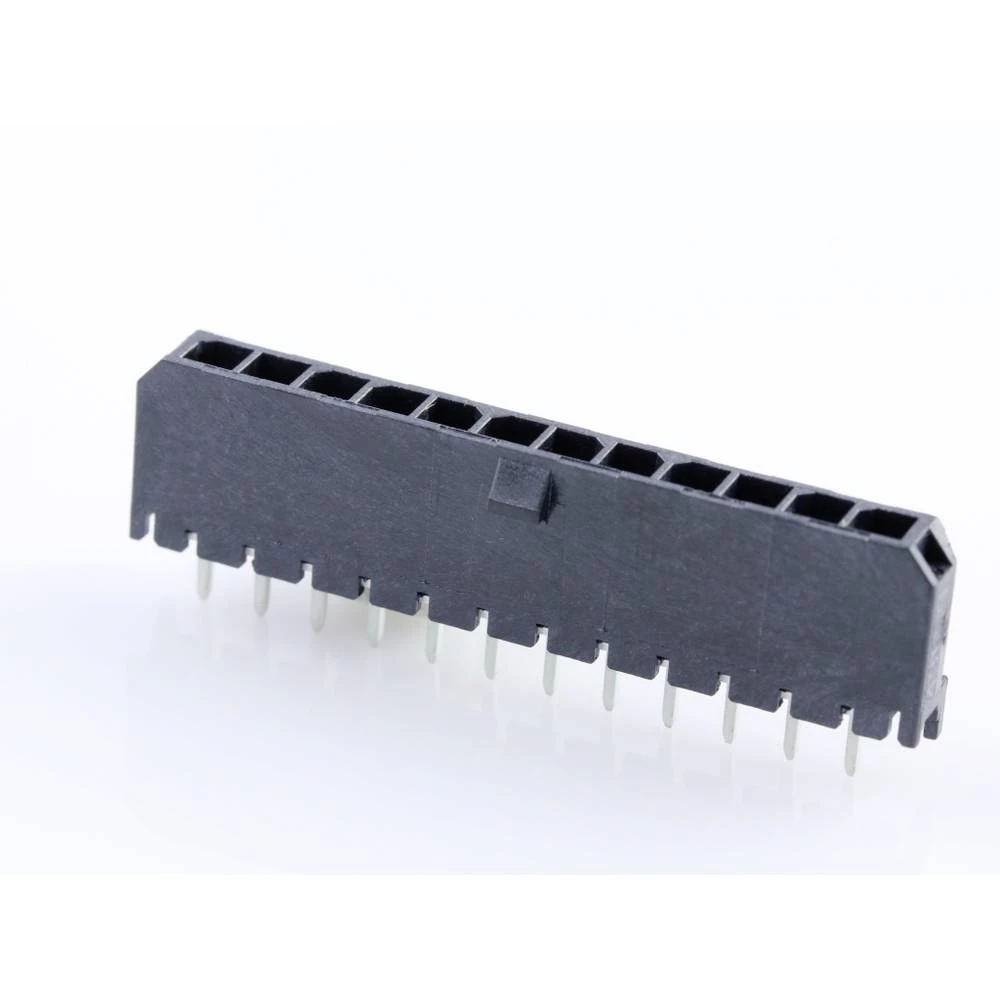 Molex ugradna standardna letva s muškim kontaktima Ukupan broj polova 12 Raster: 3.00 mm 436501227 1 St. Tray slika