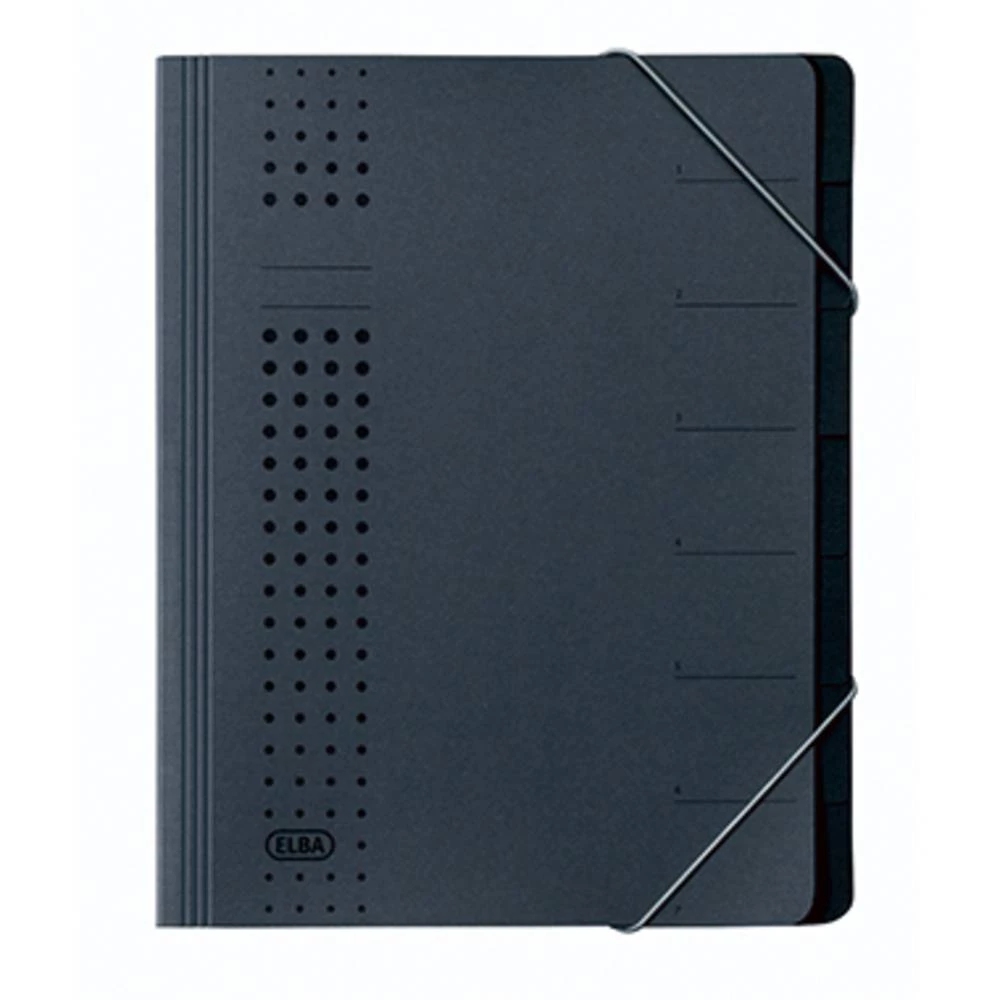Elba Uredski materijal chic Antracitna boja DIN A4 Karton Broj pretinaca: 7 400001999 slika