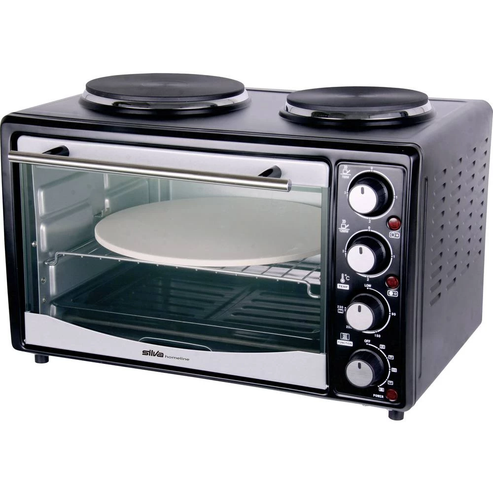 Mini pećnica Uključuje kuhala, Funkcija toplog zraka Silva Homeline KK 2850 P 27 l slika