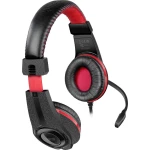 SpeedLink LEGATOS igraće naglavne slušalice sa mikrofonom 3,5 mm priključak sa vrpcom preko ušiju crna, crvena