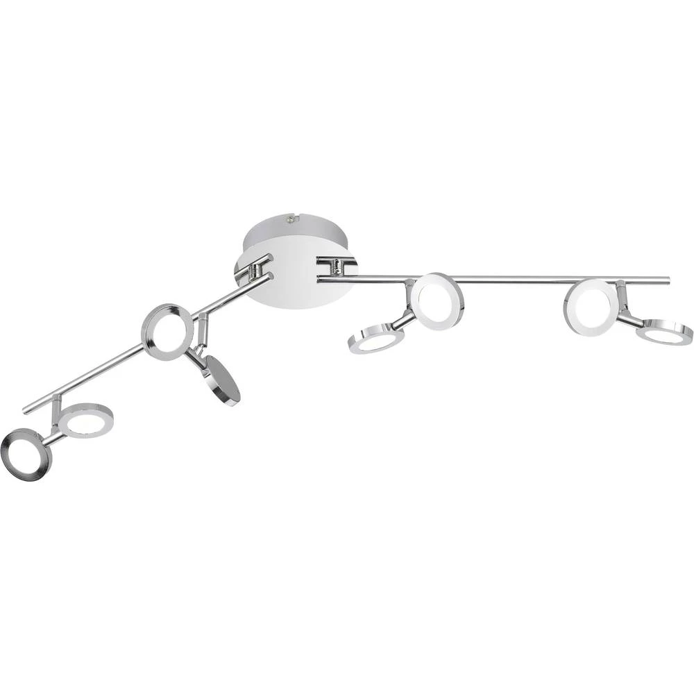 WOFI Joyce 7217.08.01.6000 LED stropna svjetiljka 16 W, topla bijela kromirana slika