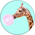 POPSOCKETS Bubblegum Giraffe Stalak za mobitel
