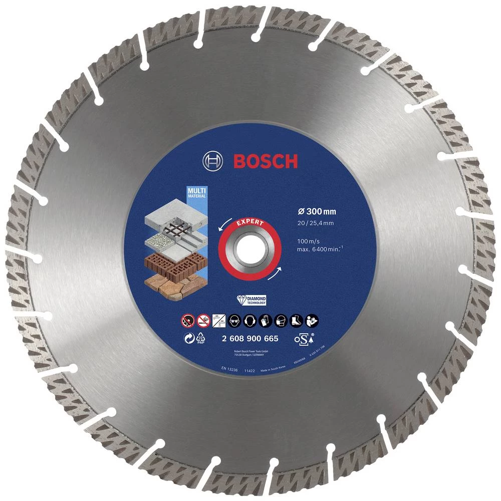 Bosch Accessories 2608900665 EXPERT MultiMaterial dijamantna rezna ploča promjer 300 mm   1 St. slika