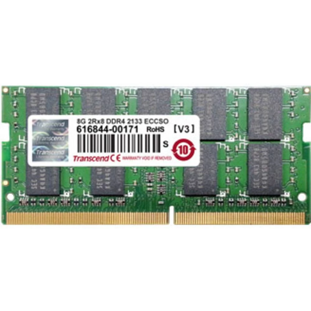 Notebook Memorijski modul Transcend TS1GSH72V1H 8 GB 1 x 8 GB DDR4-RAM ECC 2133 MHz CL15 15-15-15 slika