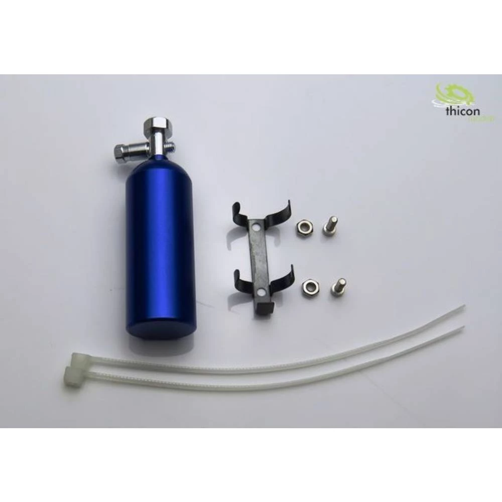 Thicon Models 20065 1:10 Nitro-oksid bočica s tlakom aluminij plava 1 Pakiranje slika