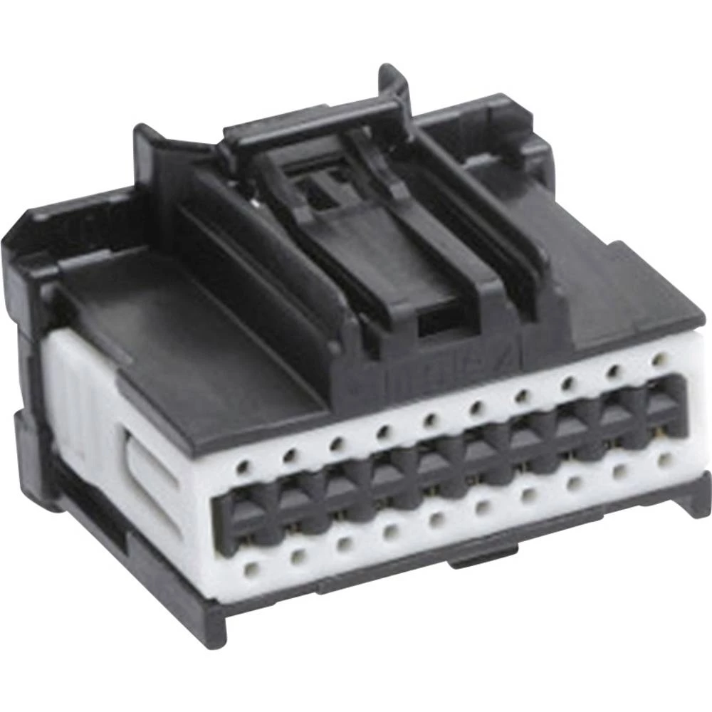Molex 347290160 Stac64 Receptacle Housing, 16 Circuits, Dual Row, Polarization A, Black,Tray slika