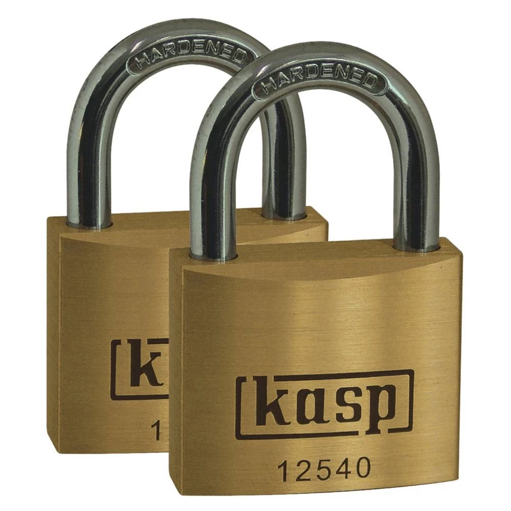 Kasp K12550D2 lokot 50 mm isto zatvaranje zlatno-žuta zaključavanje s ključem slika