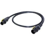 Struja Priključni kabel [1x PowerCon-konektor - 1x PowerCon-adapter] 1.50 m Crno-žuta Neutrik