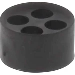 Wiska MFD 25/04/064 višestruki uložak za brtvljenje otporno na udarce, sa zaštitom od potega   M25  plastika crna (RAL 9005) 25 St.