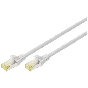 Digitus DK-1644-A-015 RJ45 mrežni kabel, Patch kabel CAT 6a S/FTP 1.50 m siva  1 St. slika