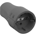 Spojka sa zaštitnim kontaktom Polipropilen 250 V Siva IP20 Bachmann 960.303