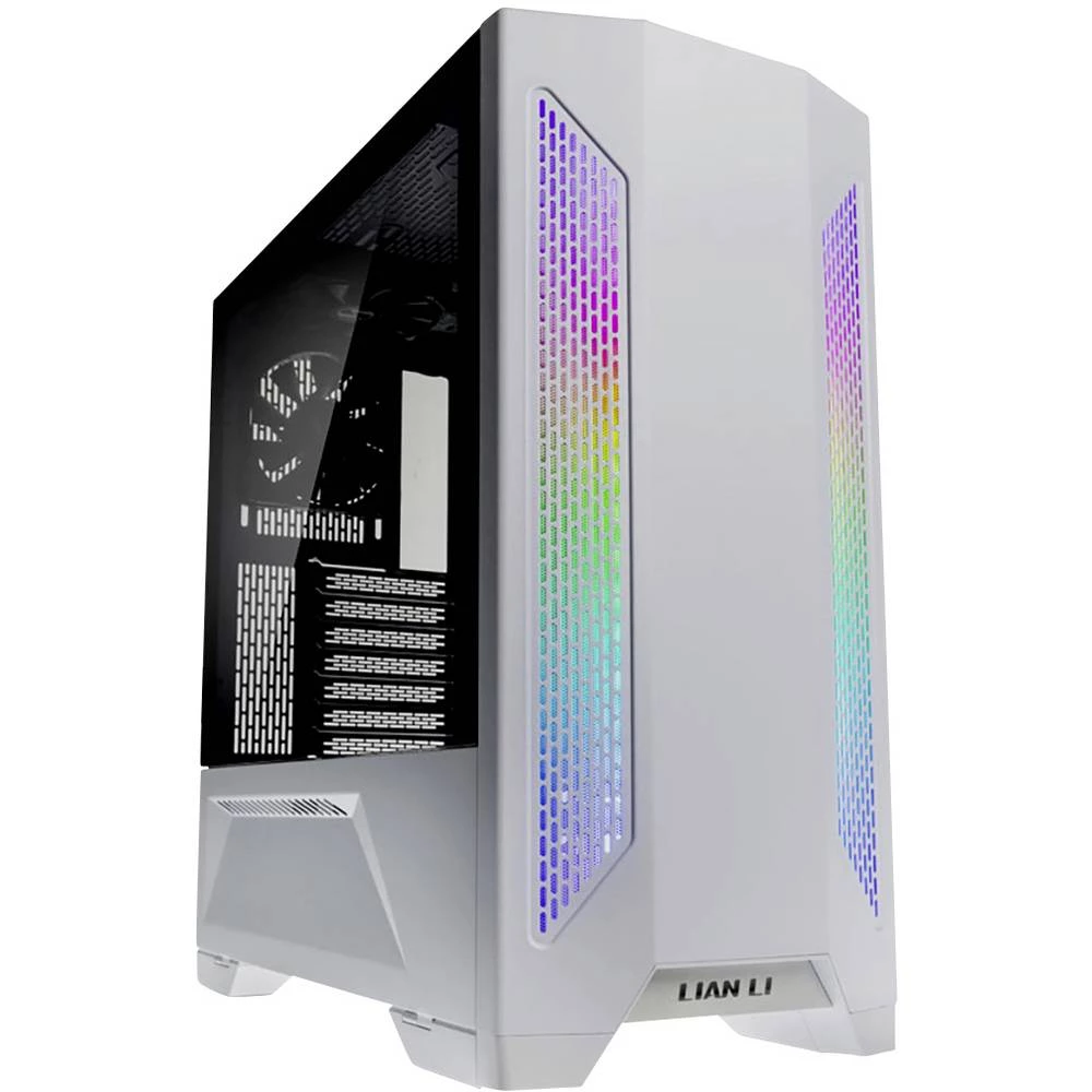 Lian Li LANCOOL II midi-tower kućište za igraće računalo bijela 3 predinstalirana ventilatora, integrirana rasvjeta slika