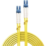 LINDY 47455 Glasfaser svjetlovodi priključni kabel [1x muški konektor LC - 1x muški konektor LC] 9/125 µ Singlemode OS2 15.00 m