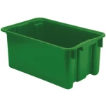 701113 spremnik za slaganje  pogodna za hranu (D x Š x V) 600 x 400 x 250 mm zelena 5 St.