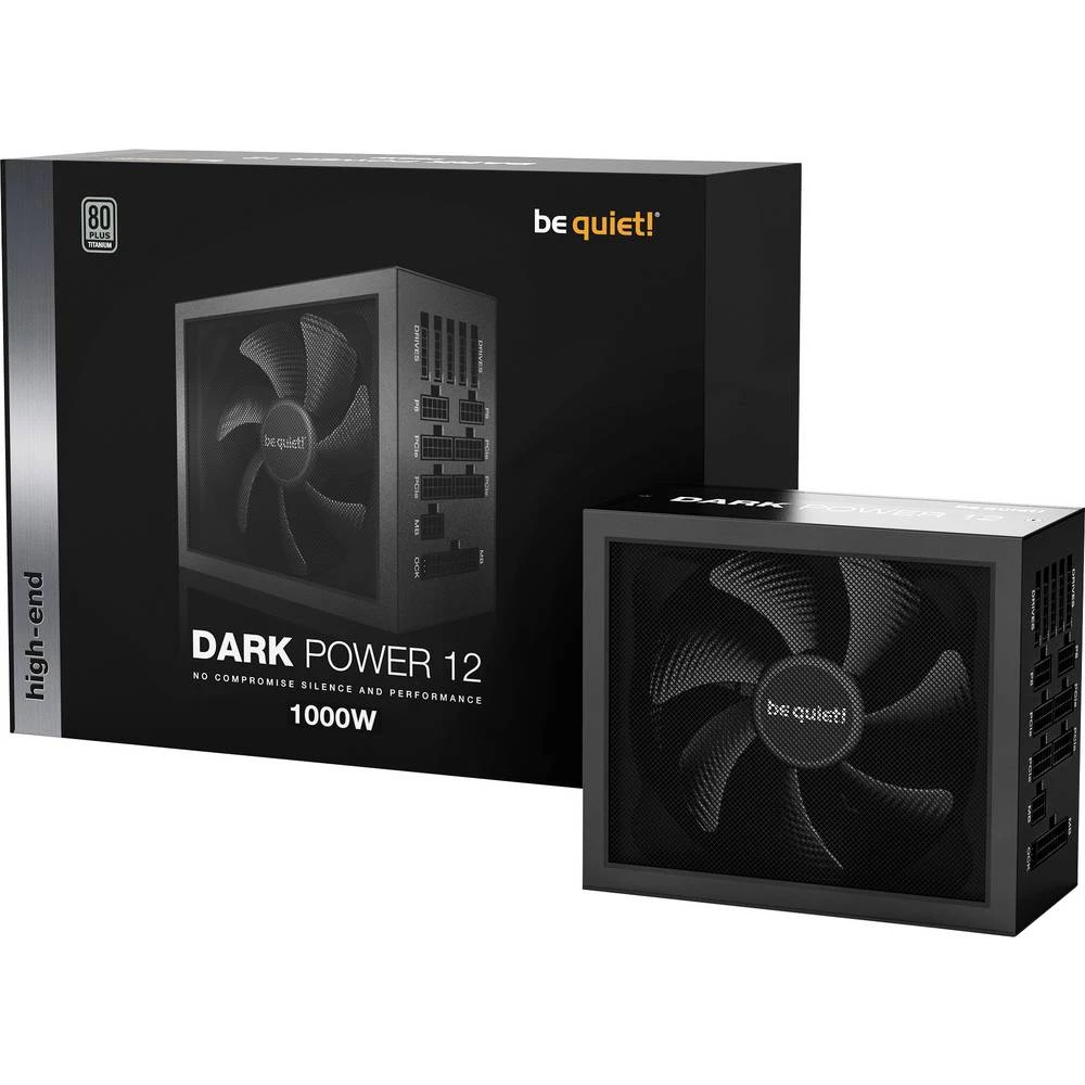 BeQuiet DARK POWER 12 pc-napajanje 1000 W ATX 80 plus titanium slika