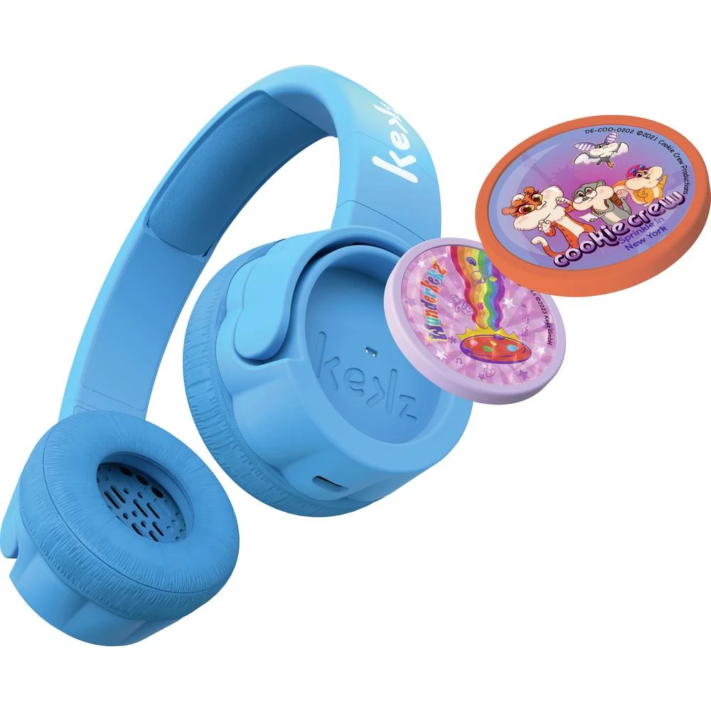 Kekz Starter Set Premium za djecu On Ear Headset plava boja ograničenje glasnoće slika