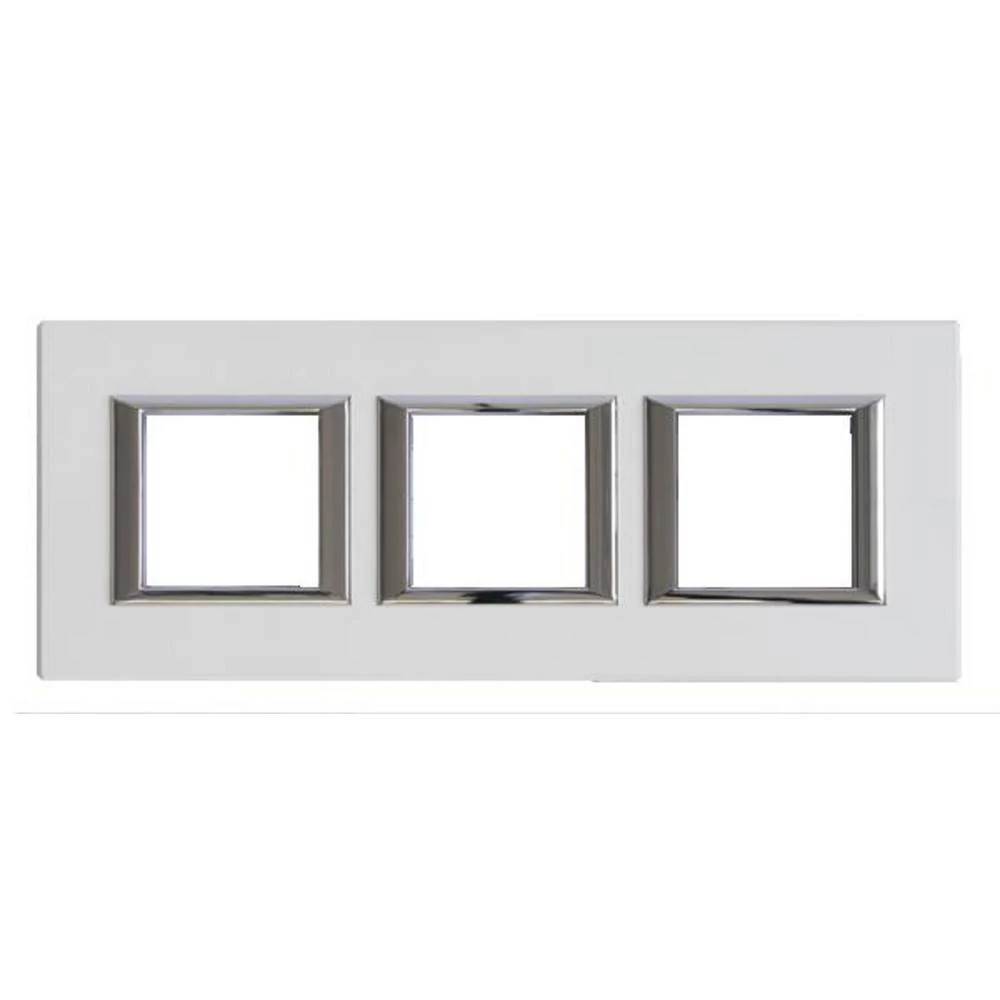 Legrand   okvir Axolute srebrna HA4802M3HSAN slika