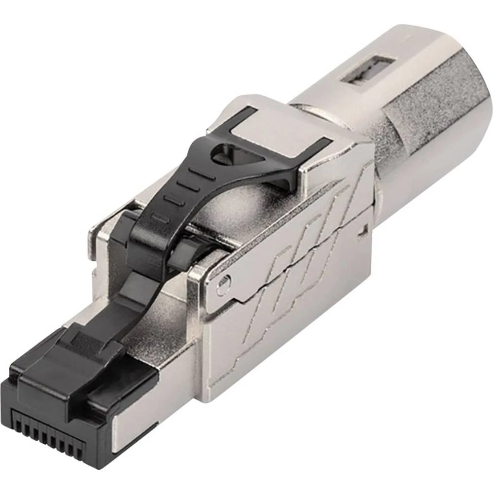 Utikač, Ravni muški konektor Srebrna Digitus DN-93835 1 ST slika