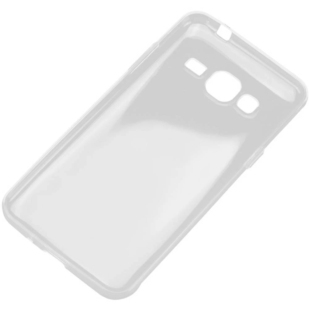 Perlecom Stražnji poklopac za mobilni telefon Pogodno za: Samsung Galaxy J3 (2016) Prozirna slika