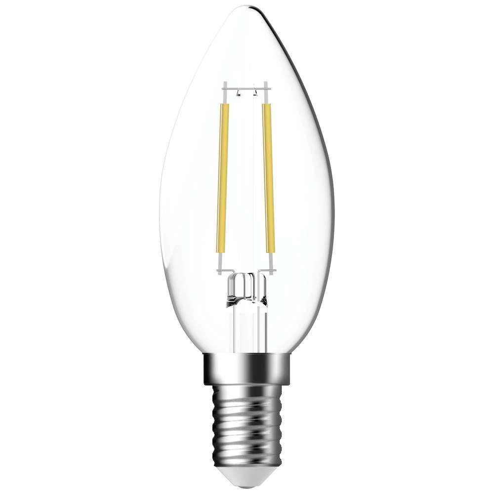 Megaman MM21146 LED Energetska učinkovitost 2021 E (A - G) E14 oblik svijeće 4 W = 40 W toplo bijela (Ø x D) 35 mm x 97 mm  1 St. slika