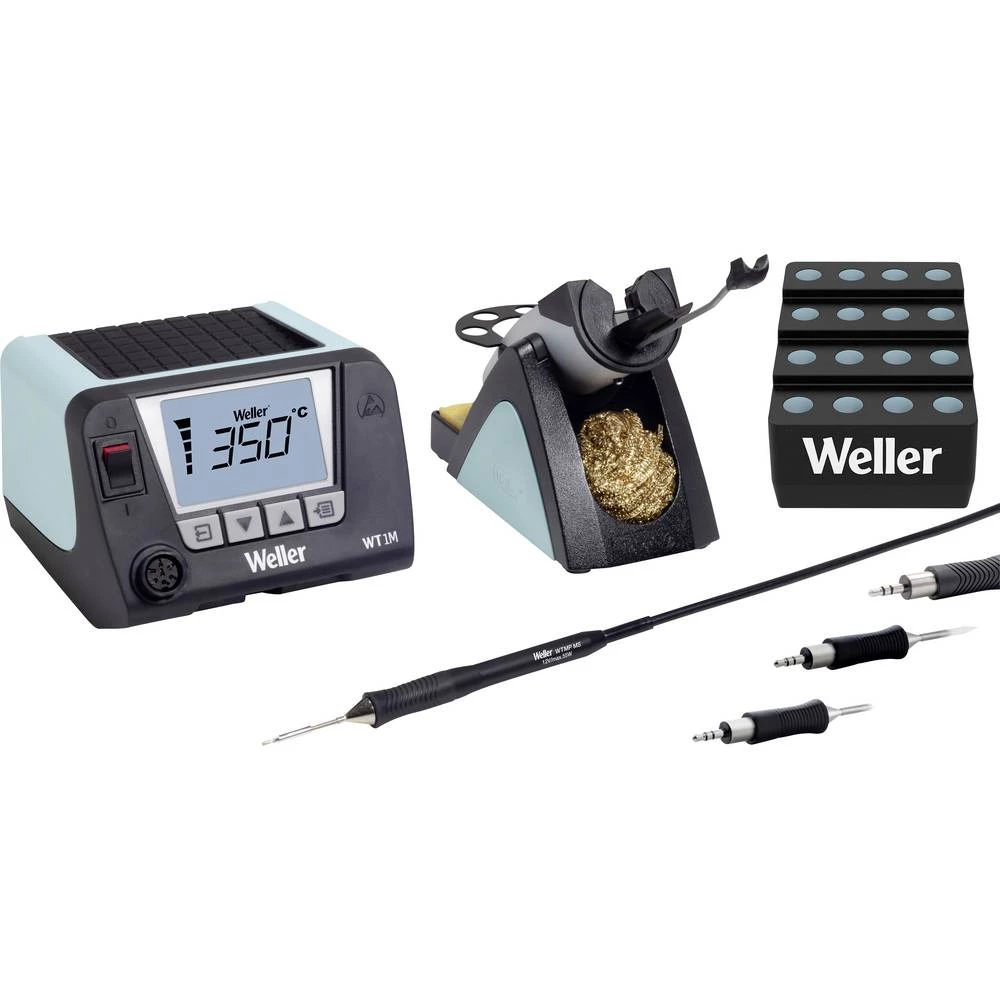 Weller WT1010M mit WMTP MS+RTM 006 S MS+RTM 022 S MS+RTM 020 G MS+T0053450299 set za lemljenje digitalni 40 W 50 - 550 ° slika