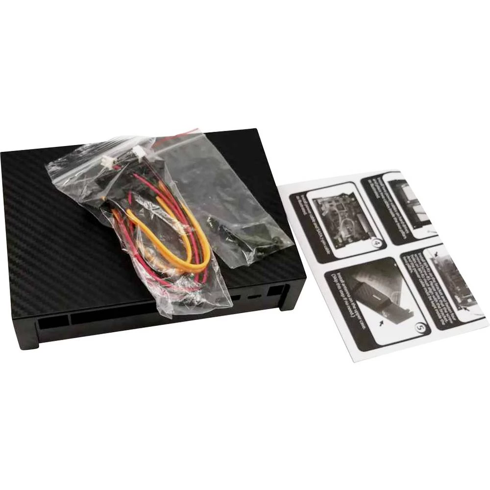 Banana PI BPi-R2_housing SBC kućište Pogodno za: Banana Pi Crna slika