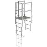 Günzburger Steigtechnik 68507 nehrđajući čelik za prijelaz montaža s alatom