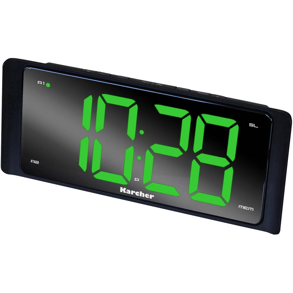 UKW Radio budilica Karcher UR 1090 Crna slika