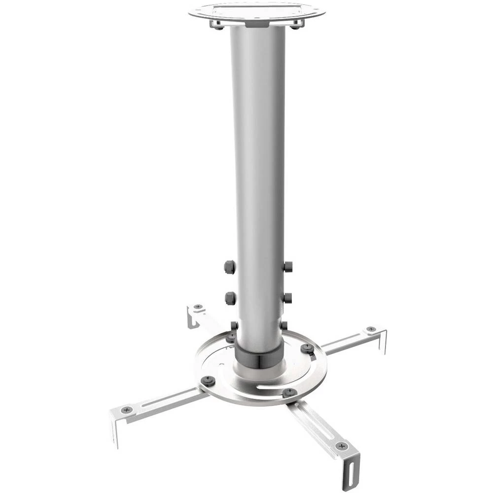 Vivanco WPM 590 V Stropni držač za projektor Mogučnost savijana, Vrtljivi nosač Tlo-/Udaljenost od stropa (maks.): 56 cm Srebrna slika