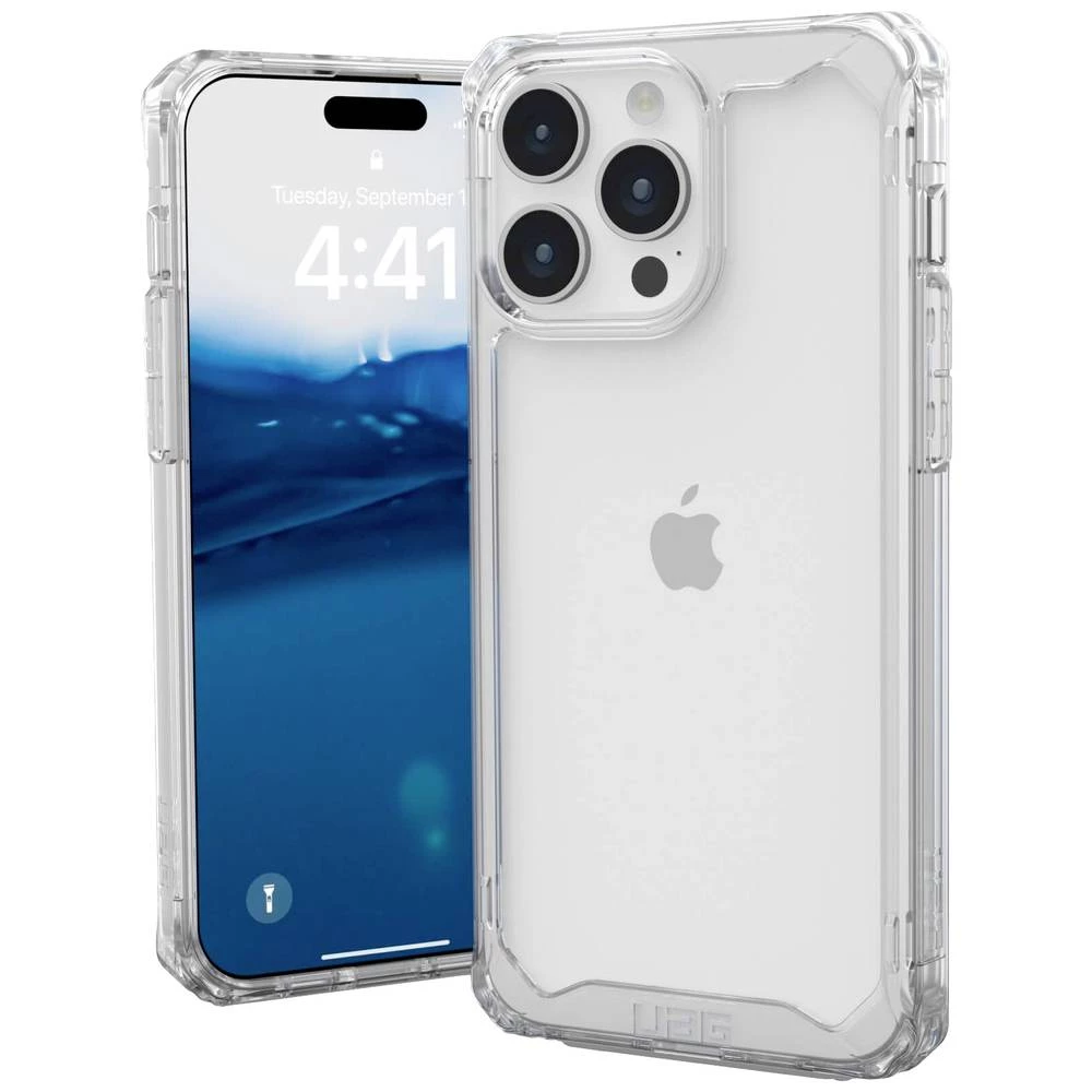 Urban Armor Gear Plyo stražnji poklopac za mobilni telefon Apple iPhone 15 Pro Max led, prozirna slika