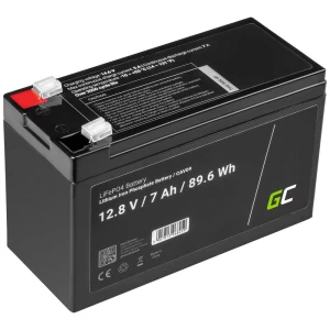 Green Cell  specijalni akumulatori LiFePo blok plosnati utikač lifepo 4 12.8 V 7 Ah slika