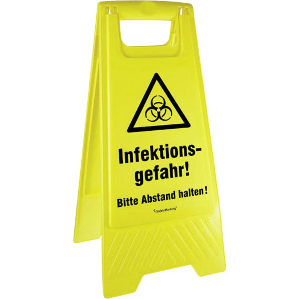 Active Workplace Infektionsgefahr! Bitte Abstand halten! 90.9480_13 prikaz upozorenja Higijena i udaljenost 1 kom. slika