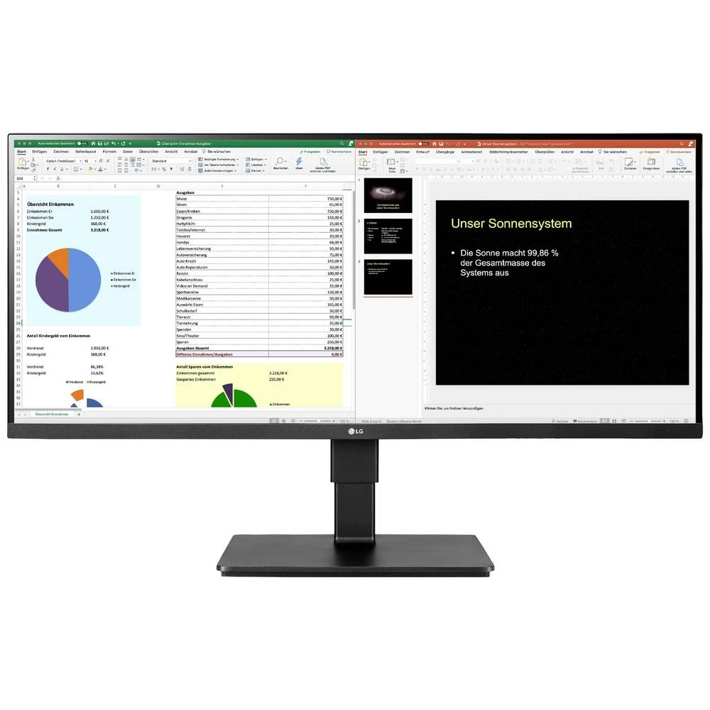 LG Electronics 34BN670-B LED zaslon 86.4 cm (34 palac) Energetska učinkovitost 2021 G (A - G) 2560 x 1080 piksel UWFHD 5 ms HDMI™, DisplayPort, slušalice (3.5 mm jack) IPS LED slika