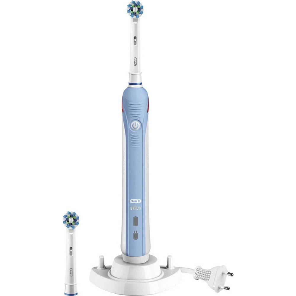 Električna četkica za zube Oral-B Pro 2700 CrossAction Rotirajuća/oscilirajuća/pulsirajuća Svijetloplava, Bijela slika