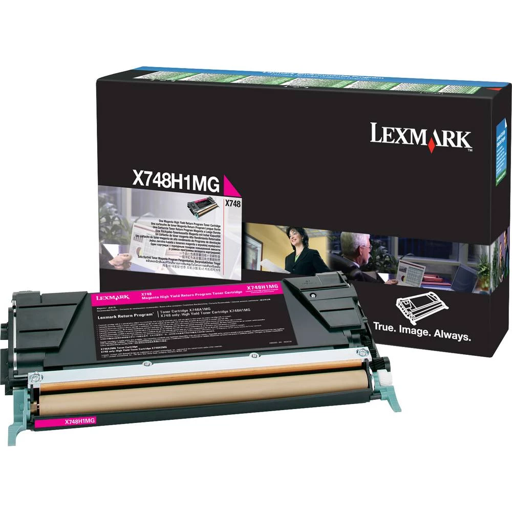 Lexmark Povratni toner X748 X748H1MG Original Purpurno crven 10000 Stranica slika