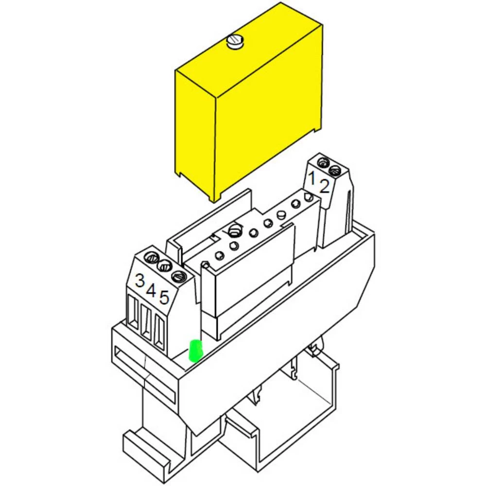 celduc® relais EBS01000 podnožje releja      4 St. slika