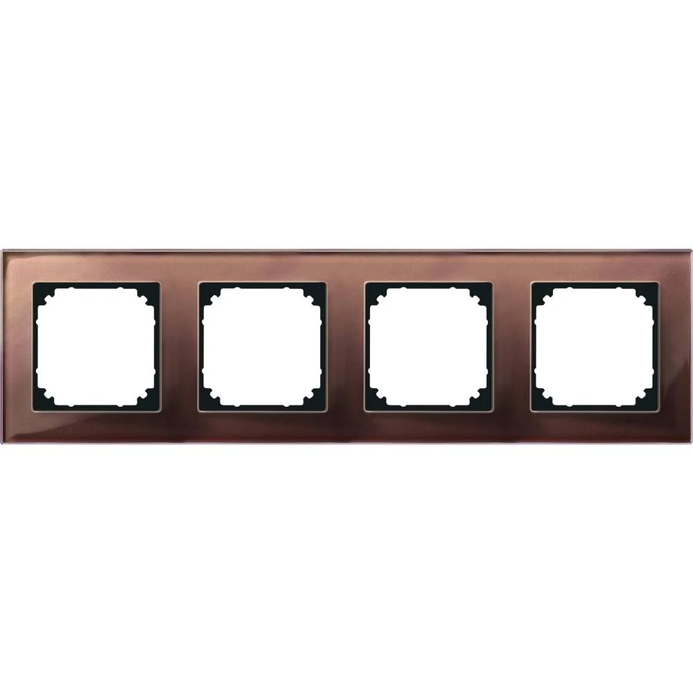 Merten 4-struki Okvir Sustav M, M-Plan Smeđa boja 489415 slika