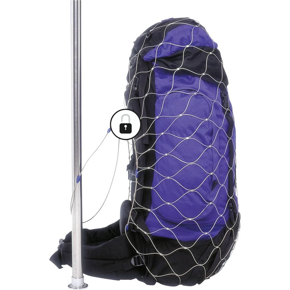 Pacsafe 10180999 kabelski lokot 12 cm plemeniti čelik zaključavanje s kombinacijom brojeva slika