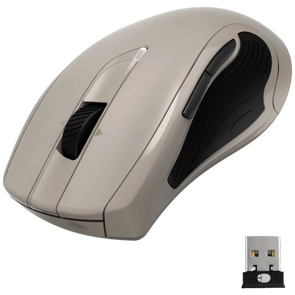 Hama MW-900 V2 bežični miš bežični laser bež boja 7 Tipke 3200 dpi ergonomski slika