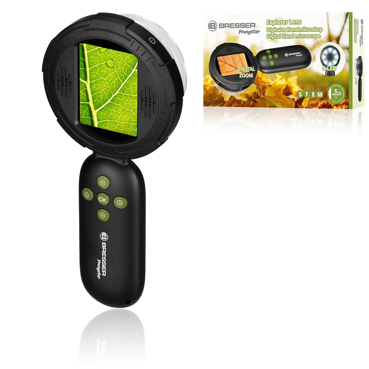 BRESSER YOUNGSTER ExplorerLens digitalni ručni mikroskop za djecu slika