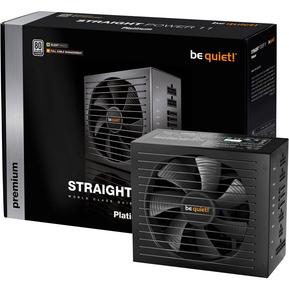 PC-napajanje BeQuiet Straight Power 11 Platinum 550 W ATX 80 PLUS Platinum slika