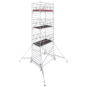 Krause 784056 FahrGerüst aluminij na roli mobilna Radna visina (maks.): 8.50 m srebrna 340 kg slika