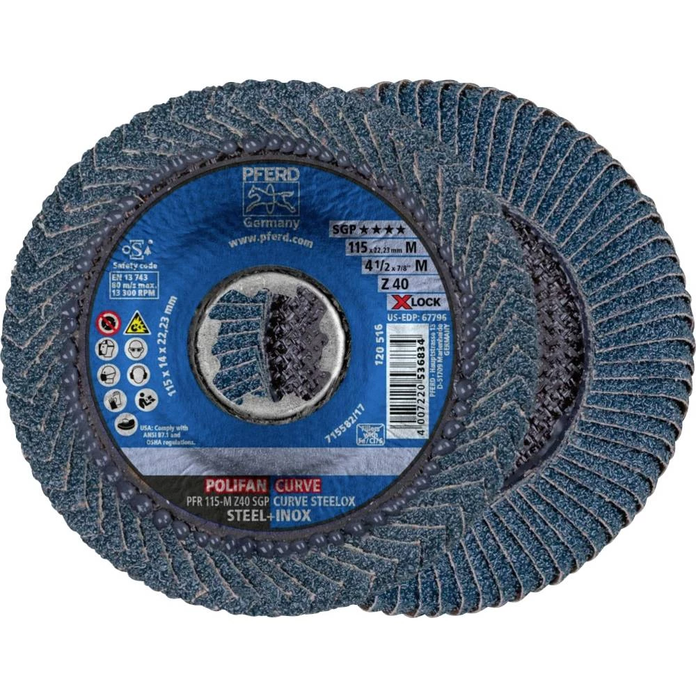 PFERD 67689033 PFERD preklopni disk promjer 115 mm    10 St. slika