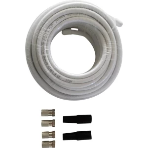 Wittenberg Antennen K-102941-10 SAT priključni kabel Koax 20.00 m četverostuko zaštićen 110 dB slika