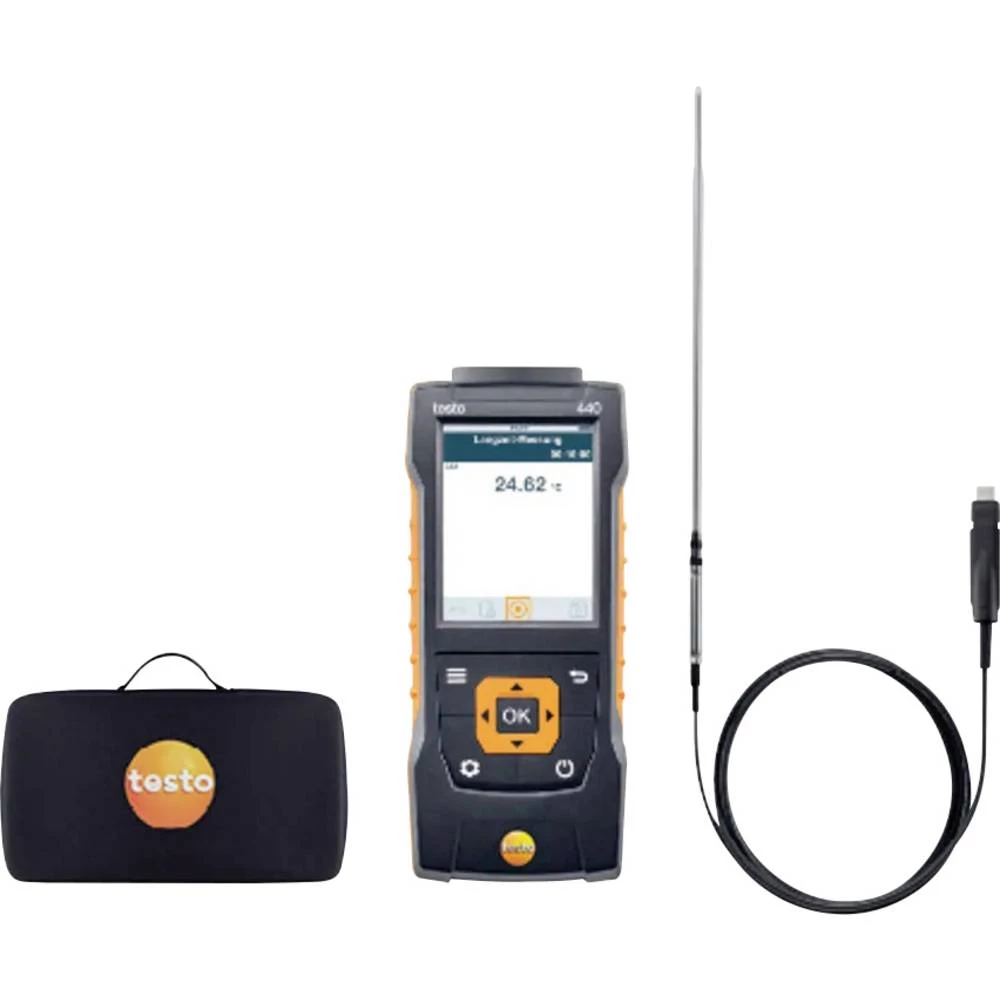 testo 0563 4412 Testo 440 Delta P Set 2 anemometar  pritisak, tlak zraka, temperatura 0 - 2 hPa slika