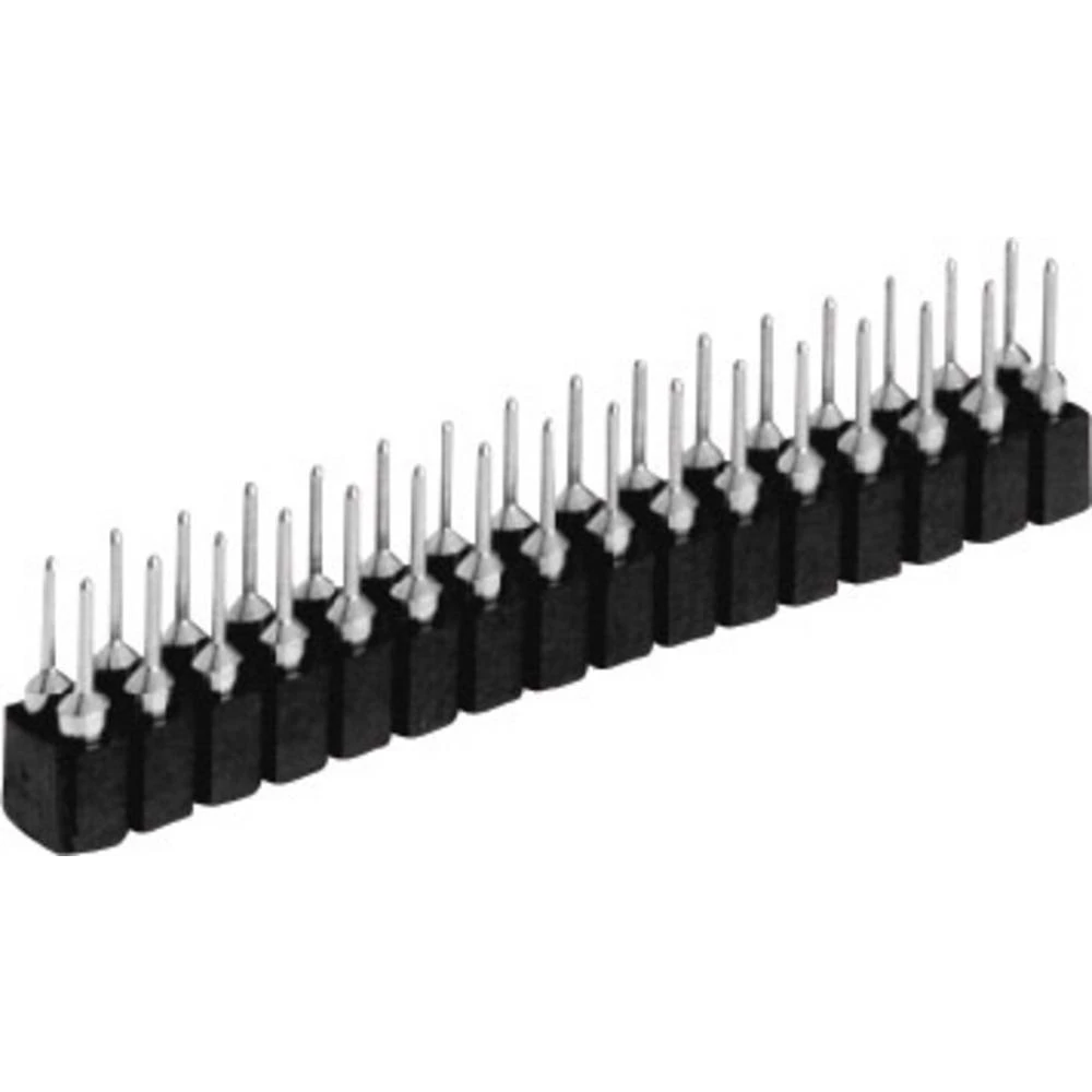 W & P Products precizna letva sa ženskim kontaktima Broj redova: 2 Broj polova po redu: 2 257-004-2-50-00-6 1 St. slika