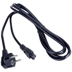 Akyga struja adapterski kabel [1x sigurnosni utikač  - 1x ženski konektor c5] 3.00 m crna slika