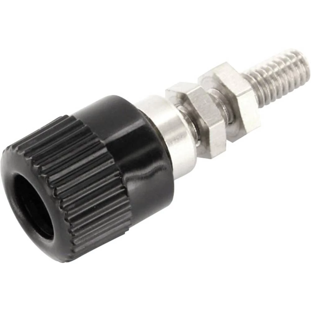 Stezaljka s polovima Crna 6 A econ connect 100 ST slika