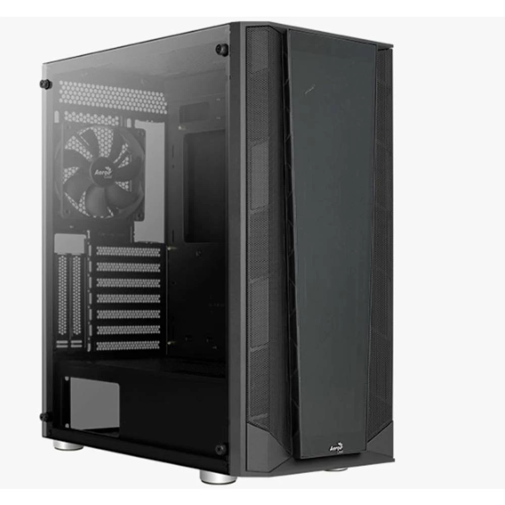 AeroCool Prism-G-BK-v1 midi-tower kućište za računala crna slika