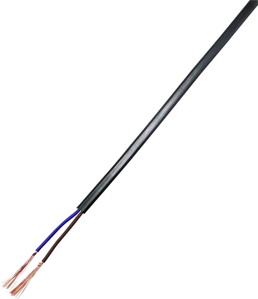 Priključni vod 2 x 1.00 mm&sup2; Crna TRU COMPONENTS 93030c517 10 m slika